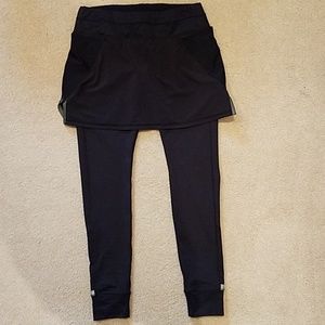 Athleta Leggings with Skirt